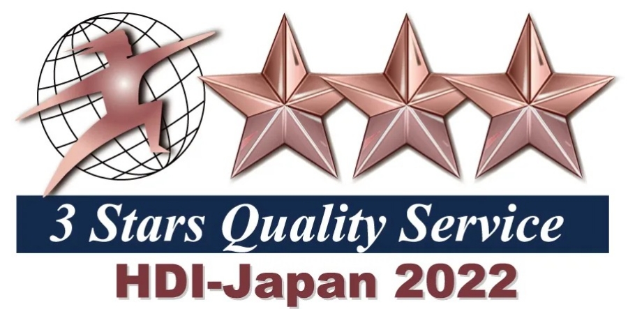 3 Stars Quality Service HDI-JAPAN 2021